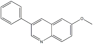 3-Phenyl-6-methoxyquinoline Structure