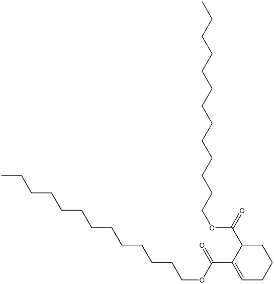 1-Cyclohexene-2,3-dicarboxylic acid ditridecyl ester Structure