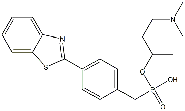 4-(2-Benzothiazolyl)phenylmethylphosphonic acid 2-dimethylaminoethylethyl ester|