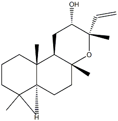 [12S,13S,(+)]-8,13-Epoxylabd-14-en-12-ol,,结构式