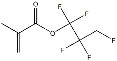 メタクリル酸(1,1,2,2,3-ペンタフルオロプロピル) 化学構造式