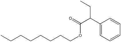 2-Phenylbutanoic acid octyl ester Structure