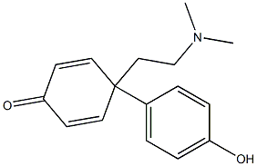 4-[2-(Dimethylamino)ethyl]-4-(4-hydroxyphenyl)-2,5-cyclohexadien-1-one