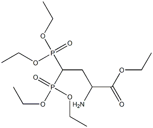 2-Amino-4,4-bis(diethoxyphosphinyl)butyric acid ethyl ester