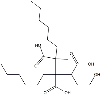 Butane-1,2,3-tricarboxylic acid 1-(2-hydroxyethyl)2,3-dihexyl ester|