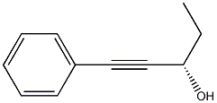(3S)-1-Phenyl-1-pentyne-3-ol Structure