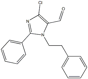 1-(2-Phenylethyl)-4-chloro-2-phenyl-1H-imidazole-5-carbaldehyde