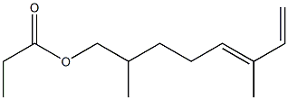  Propionic acid 2,6-dimethyl-5,7-octadienyl ester