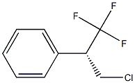 (-)-[(R)-2-クロロ-1-(トリフルオロメチル)エチル]ベンゼン 化学構造式