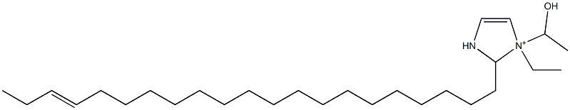 1-Ethyl-2-(18-henicosenyl)-1-(1-hydroxyethyl)-4-imidazoline-1-ium 结构式