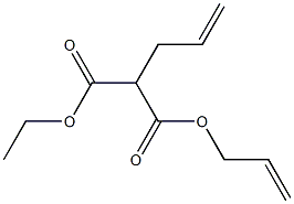 2-(2-Propenyl)malonic acid 1-ethyl 3-(2-propenyl) ester 结构式