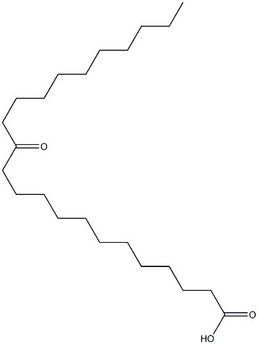 13-オキソトリコサン酸 化学構造式