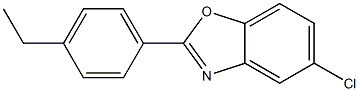 5-Chloro-2-[4-ethylphenyl]benzoxazole Structure