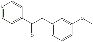 1-(4-Pyridyl)-2-(3-methoxyphenyl)ethan-1-one Structure