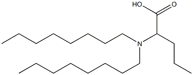 2-(Dioctylamino)valeric acid|