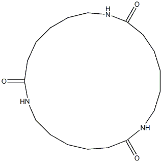 1,8,15-Triazacyclohenicosane-2,9,16-trione Structure