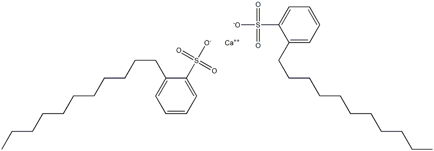 Bis(2-undecylbenzenesulfonic acid)calcium salt,,结构式