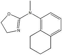 5,6,7,8-Tetrahydro-N-methyl-N-(2-oxazolin-2-yl)-1-naphthalenamine 结构式