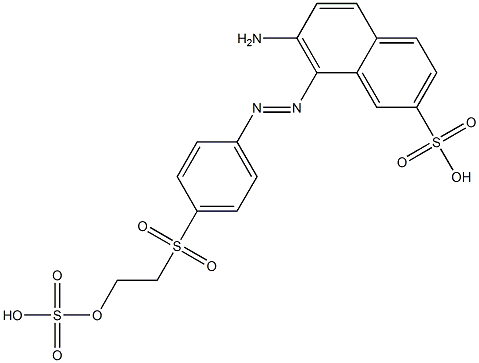 7-Amino-8-[[4-[[2-(sulfooxy)ethyl]sulfonyl]phenyl]azo]-2-naphthalenesulfonic acid|