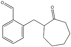2-[(2-Oxocycloheptyl)methyl]benzaldehyde Struktur