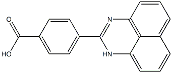 4-(1H-Perimidin-2-yl)benzoic acid Structure