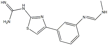 1-[4-[3-[[(Methylamino)methylene]amino]phenyl]thiazol-2-yl]guanidine