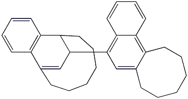 4-[[1,4-Hexano-1,2-dihydronaphthalen]-2-yl]-1,2-hexanonaphthalene,,结构式