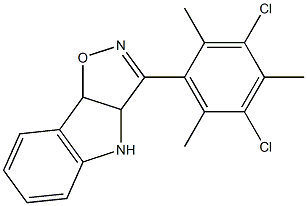  3-(3,5-Dichloro-2,4,6-trimethylphenyl)-3a,8b-dihydro-4H-isoxazolo[4,5-b]indole
