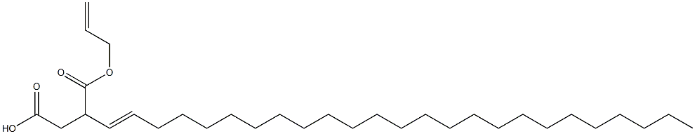 3-(1-Pentacosenyl)succinic acid 1-hydrogen 4-allyl ester Structure