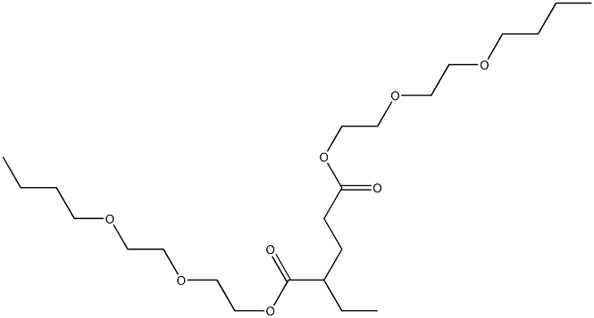 Pentane-1,3-dicarboxylic acid bis[2-(2-butoxyethoxy)ethyl] ester Structure