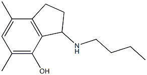 3-Butylamino-2,3-dihydro-5,7-dimethyl-1H-inden-4-ol|