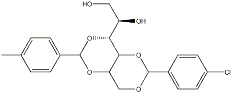 (1R)-1-[(5R)-8-(4-Chlorophenyl)-3-(p-tolyl)-2,4,7,9-tetraoxabicyclo[4.4.0]decan-5-yl]ethylene glycol Structure