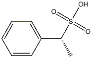 [R,(+)]-1-フェニルエタンスルホン酸 化学構造式