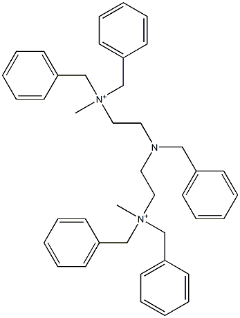  N,N'-[[(Phenylmethyl)imino]bis(2,1-ethanediyl)]bis[N-methyl-N-(phenylmethyl)benzenemethanaminium]