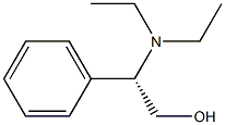 (2S)-2-Phenyl-2-(diethylamino)ethan-1-ol 结构式