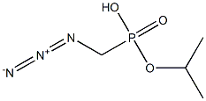(Azidomethyl)phosphonic acid methylethyl ester,,结构式