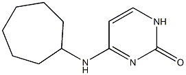 4-(N-Cycloheptylamino)pyrimidin-2(1H)-one Structure