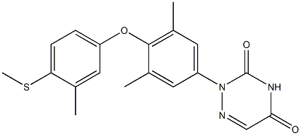 2-[3,5-Dimethyl-4-[3-methyl-4-(methylthio)phenoxy]phenyl]-2,3,4,5-tetrahydro-1,2,4-triazine-3,5-dione