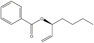 [S,(+)]-1-Heptene-3-ol benzoate Structure