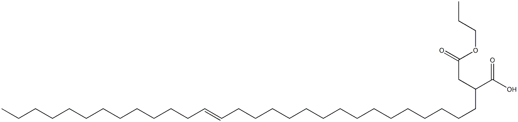 2-(16-Nonacosenyl)succinic acid 1-hydrogen 4-propyl ester Structure