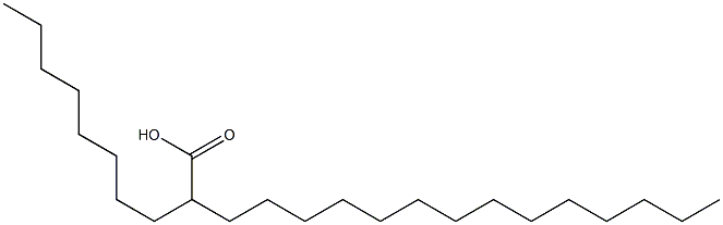 2-Octylhexadecanoic acid Struktur