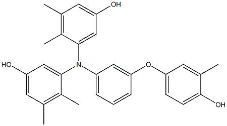 N,N-Bis(5-hydroxy-2,3-dimethylphenyl)-3-(4-hydroxy-3-methylphenoxy)benzenamine