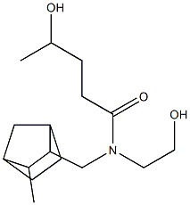 N-(2-Hydroxyethyl)-4-hydroxy-N-[(3-methyl-2-norbornyl)methyl]valeramide