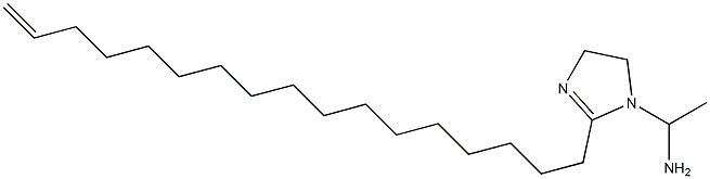 1-(1-Aminoethyl)-2-(16-heptadecenyl)-2-imidazoline 结构式