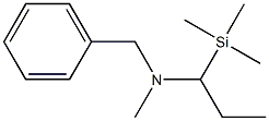 N-Benzyl-N-methyl-1-(trimethylsilyl)propylamine Struktur