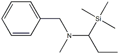 N-Benzyl-N-methyl-1-(trimethylsilyl)propylamine Structure