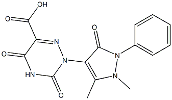  1-[(2,5-Dihydro-2,3-dimethyl-5-oxo-1-phenyl-1H-pyrazol)-4-yl]-5-carboxy-6-azauracil