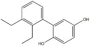 2-(2,3-Diethylphenyl)benzene-1,4-diol