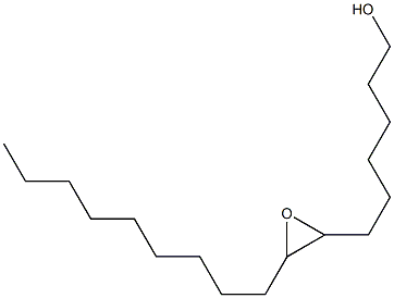 7,8-Epoxyheptadecan-1-ol,,结构式