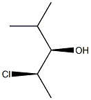 (2R,3R)-2-Chloro-4-methyl-3-pentanol Structure